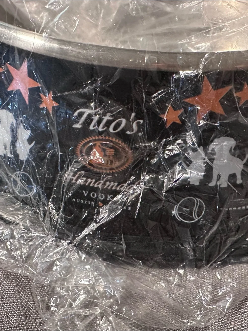 Tito's Handmade Vodka Black Dog bowl & Tee